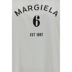 MM6 White Cotton Long Sleeve T-Shirt