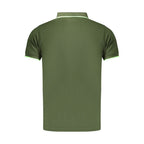 Lotto Green Polyester Men's Polo Shirt