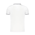 Lotto White Polyester Men's Polo Shirt