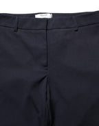 Blugirl Dark Blue High Waist Straight Dress Formal Trouser Pants