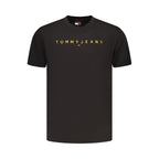 Tommy Hilfiger Black Cotton Men's T-Shirt