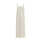 Brunello Cucinelli White Acetate Casual Dress