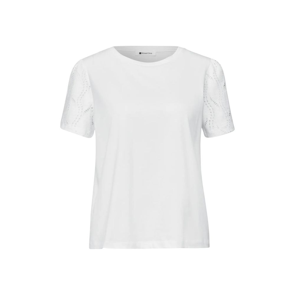 Street One Cream Cotton T-Shirt