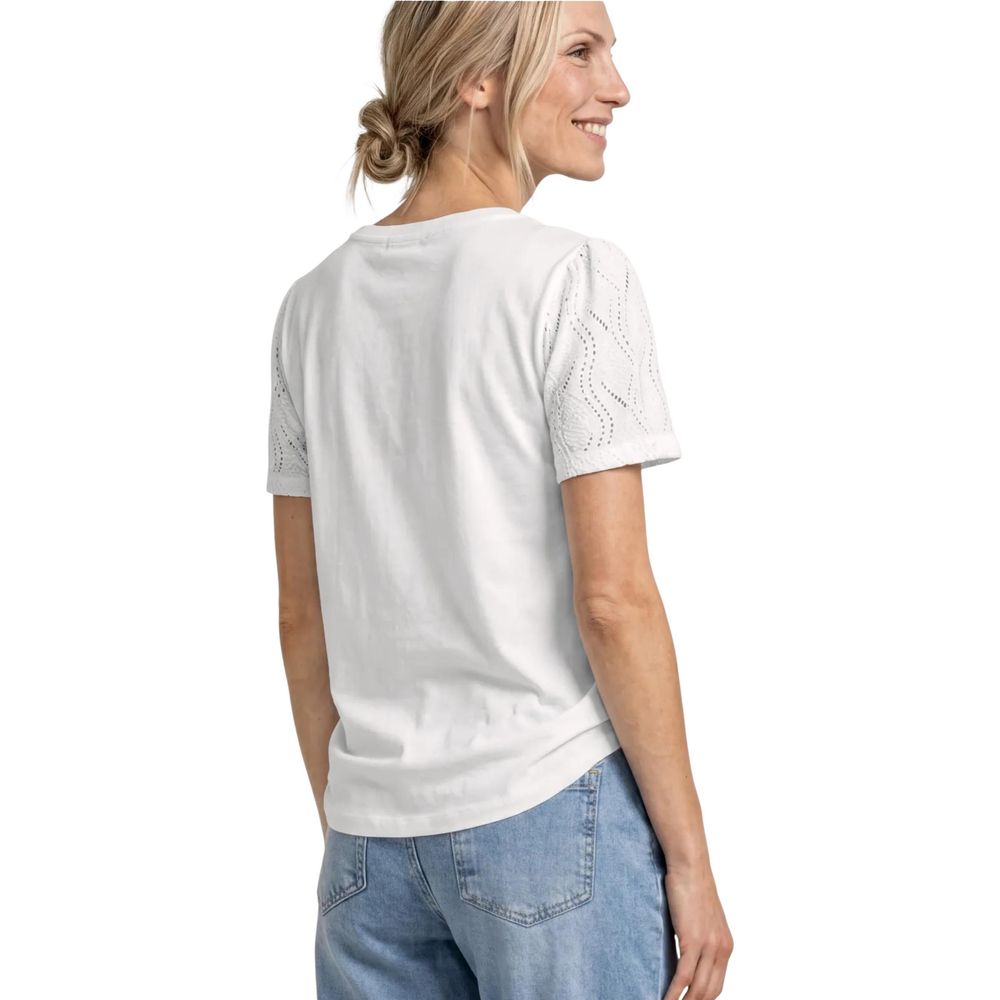 Street One Cream Cotton T-Shirt