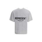 Represent Gray Cotton T-Shirt