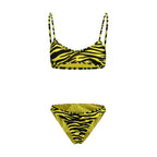 The Attico Bicolor Polyamide Bikini