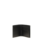 Prada Black Calf Leather Bos Taurus Wallet