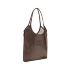 Miu Miu Brown Calf Leather Bos Taurus Shoulder Bag