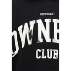 Represent Black Cotton Sweatshirt