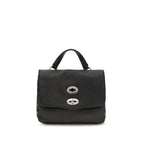 Zanellato Black Calf Leather Bos Taurus Handbag