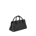Zanellato Black Calf Leather Bos Taurus Shoulder Bag