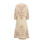 Zimmermann Beige Linen Casual Dress