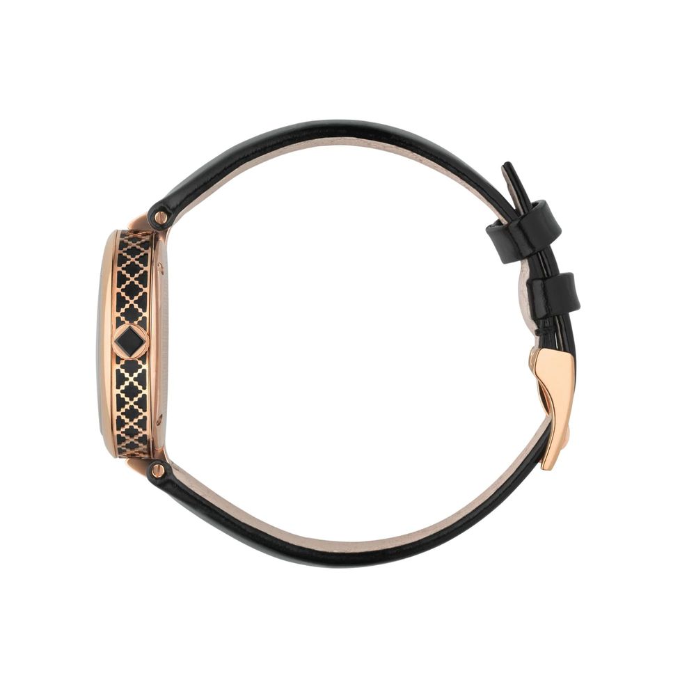 Gucci Black Leather Dress Watch
