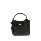 Tory Burch Black Calf Leather Bos Taurus Backet Bag