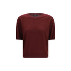 Max Mara Bordeaux Wool Oves Aries T-Shirt