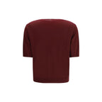 Max Mara Bordeaux Wool Oves Aries T-Shirt