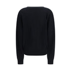 Extreme Cashmere Black Wool Oves Aries Sweatshirt
