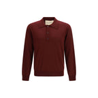 Valentino Bordeaux Wool Oves Aries Polo Shirt