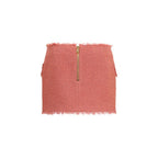 Balmain Multicolor Wool Oves Aries Mini Skirt