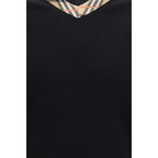 Burberry Black Wool Oves Aries Sweatshirt