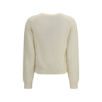 Maison Kitsuné Beige Wool Oves Aries Sweatshirt