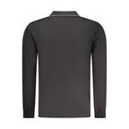 Coveri Moving Black Cotton Mens Polo Shirt