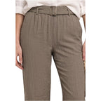 Street One Beige Viscose Casual Pants