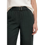 Street One Black Viscose Casual Pants