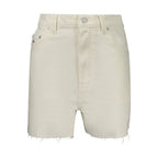 Tommy Hilfiger White Cotton Women Shorts