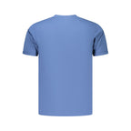 Coveri Moving Blue Cotton Men's T-Shirt