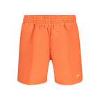 Nike Orange Polyester Men's Swimwear Shorts
