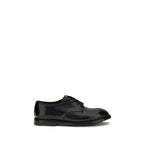 Premiata Black Calf Leather Bos Taurus Oxfords And Derbies