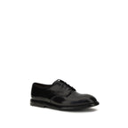 Premiata Black Calf Leather Bos Taurus Oxfords And Derbies