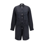 Marant Etoile Black Viscose Jumpsuit