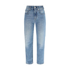 Brunello Cucinelli Blue Cotton Jeans Denim