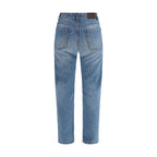 Brunello Cucinelli Blue Cotton Jeans Denim