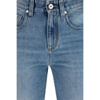 Brunello Cucinelli Blue Cotton Jeans Denim