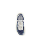 Premiata Blue Calf Leather Bos Taurus Low Top Sneakers