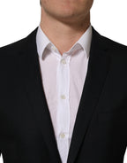 Dolce & Gabbana Black Wool Single Breasted Blazer Jacket