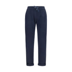 Brunello Cucinelli Blue Polyamide Casual Pants