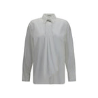 Brunello Cucinelli White Cotton Dress Shirt