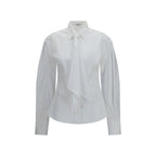 Brunello Cucinelli White Cotton Dress Shirt