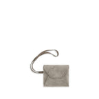 Brunello Cucinelli Gray Calf Leather Bos Taurus Keychain