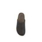 Brunello Cucinelli Brown Calf Leather Bos Taurus Slides