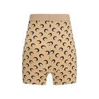 Marine Serre Beige Polyamide Bermuda Shorts