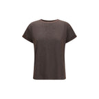 Brunello Cucinelli Brown Nylon T-Shirt