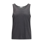 Brunello Cucinelli Gray Cashmere Tank Tops