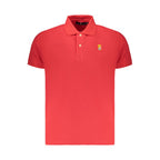 Marina Militare Rosso Cotton Men's Polo
