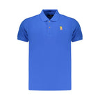 Marina Militare Blue Cotton Men Polo