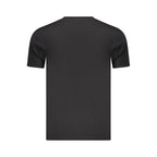 Marina Militare Black Cotton Men's T-Shirt